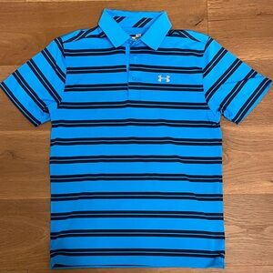 Under Armour NWOT Small Loose Heat Gear Short Sleeve Collared Golf Shirt Polo